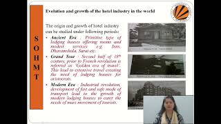 History and Growth of Hotel Industry [upl. by Nolyad657]