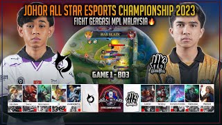 TODAK LANGGAR KING MPL MY S12🔥 TODAK VS HOMEBOIS GAME 1 JOHOR ALL STAR ESPORTS 2023 MOBILE LEGENDS [upl. by Aisset529]