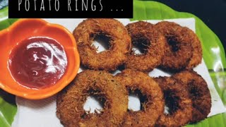 Potato rings recipe  potato recipe   Easy recipe [upl. by Fermin]