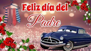 FELIZ DIA DEL PADRE🩵🧢💐👔🥰BONITO MENSAJE DE FELICITACION PARA PAPA💐🌼🩵🩵 [upl. by Esyned]