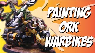 This Is How I Painted A Warhammer 40k Ork Warbiker and you can too [upl. by Sedrul91]