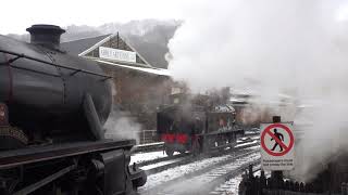 Keighley amp Worth Valley Railway Spring steam gala 2023 Day 1 09032023 with 454071054 and 75078 [upl. by Giarg]