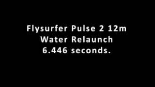 Flysurfer Pulse2 Water Relaunch [upl. by Ahselrak338]