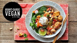 SATAY BOWL  QUICK 15 MINUTE MEAL  avantgardevegan by Gaz Oakley [upl. by Feodor]