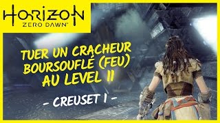 Comment tuer le CRACHEUR BOURSOUFLÉ feu au LVL 11   HORIZON ZERO DAWN [upl. by Arej5]