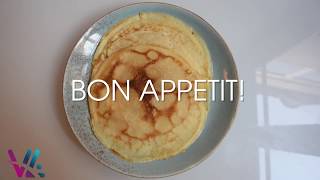 Recette crêpes Protéines Vita liberté [upl. by Aramanta72]