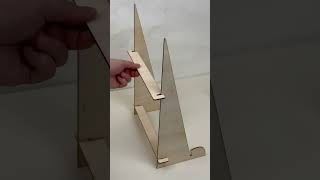 Laser Make Jewelry Stand with xTool P2 CO2 Laser [upl. by Kirbee]