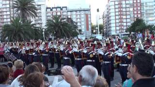 Marcha quotAvenida de Las Cameliasquot  Granaderos  Fanfarria Militar “Alto Perúquot en Mar del Plata [upl. by Tatum]