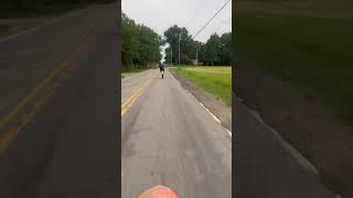 Dirt Bike Wheelie on the Street [upl. by Naek]