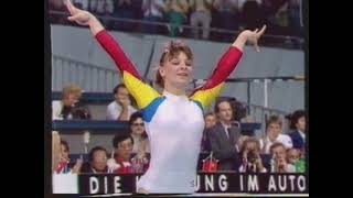 Daniela Silivas ROM  Worlds 1989  Balance Beam Final [upl. by Naghem955]