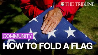 How To Fold An American Flag [upl. by Irem31]