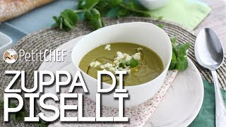 Zuppa fredda di piselli  Ricetta veloce tutoria cucina PetitChefit [upl. by Jethro]