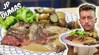 Steak With Blue Cheese Sauce  Steak Roquefort  JeanPierre Dumas [upl. by Rehpotsrihc]