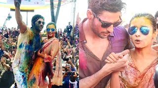 Watch Ex Lovers Sidharth and Alia Holi Celebration [upl. by Donough402]