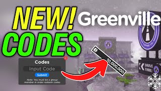 💥CODES UPD💥GREENVILLE CODES 2024 GREENVILLE NEW CODES  GREENVILLE CODES 2024 [upl. by Friedly818]