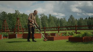 Husqvarna 215iL Grästrimmer  kundomdöme med Pontus [upl. by Keheley436]