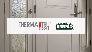 How to Install a ThermaTru® PreHung Door [upl. by Nodla665]