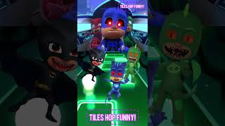 PJ Masks  Owlette 🆚 CatBoy 🆚 Gekko X Dance Song Tiles Hop EDM Rush shorts [upl. by Anavas]