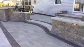 Brick Logik LLC  Multilevel Brick Paver Patio in Oswego IL [upl. by Ri682]