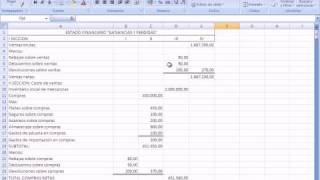 Tutorial de Balance de Comprobación y EF quotGanancias y Perdidasquot [upl. by Picker749]