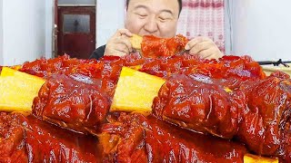 2 Beef Hooves Make Red Braised Beef Hooves Soft And Glutinous Chewy And Delicious｜Mukbang [upl. by Jedthus]