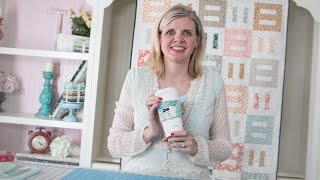 How to Make a Coffee Koozie  Quick DIY Project  Fat Quarter Shop [upl. by Abehsile]