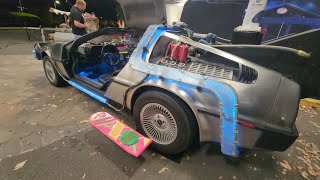 BTTF screen used clone of the movie car Universal [upl. by Franciscka468]