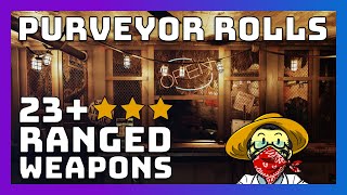 Fallout 76  Purveyor Rolls  23 Ranged Weapon Rolls  November 26 [upl. by Arataj]