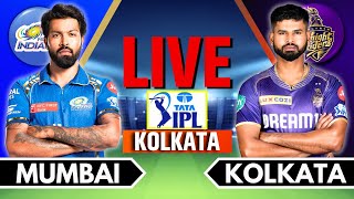 IPL 2024 Live KKR vs MI Match 60  IPL Live Score amp Commentary  Kolkata vs Mumbai Live Match [upl. by Junina]