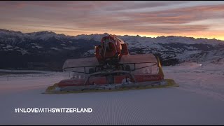 Piste basher ride in Laax [upl. by Prentice713]