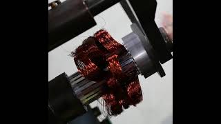 DC Motor Servo Stator Coil Insertion Machine Working Video [upl. by Morita]