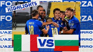 Highlights ItaliaBulgaria 11 2 settembre 2021 [upl. by Fradin370]