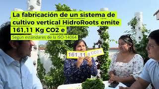 Informe de emisión y captura de la huella de carbono por Hidro Roots [upl. by Ylevol]