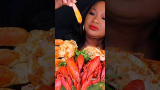 SNOW CRAB  CRAWFISH MUKBANG ‼️shorts [upl. by Swartz]