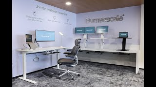 Humanscale Ergonomic Workstation Demo [upl. by Fesoj]