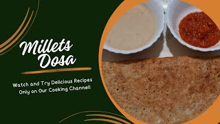 millets dosa  korralu dosa  foxtail millets [upl. by Berkly856]