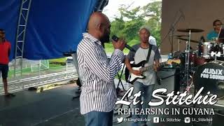 Lt Stitchie  Jehovah Rehearsing in Guyana [upl. by Ecitsuj]