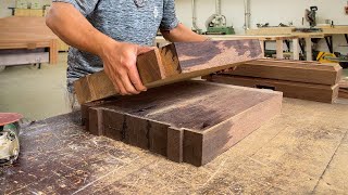 Meticulously Crafted Solid Ebony Wood Dining Table [upl. by Salisbarry]