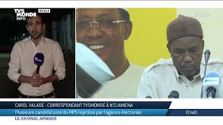 Tchad  des candidats déboutés aux léglislatives [upl. by Lesya]