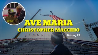 Christopher Macchios quotAve Mariaquot for President Trump in 4K  Tribute to Corey Comperatore [upl. by Enelrihs442]