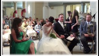 LIVE Trauung in der Kirche  Gesang von Hochzeitssängerin [upl. by Unam642]