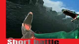 Short Battles Baryonyx vs Ceratosaurus pong1977 [upl. by Gronseth]