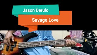 Savage Love Jason Derulo bass guitar [upl. by Menendez]