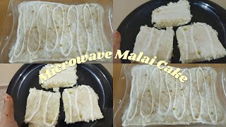 Microwave Malai Cake  Easy And Quick Cake Recipe By Sadias Food Heaven [upl. by Plossl213]