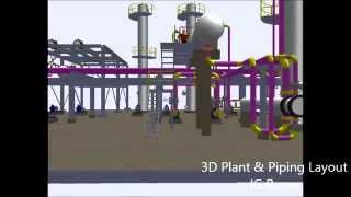 Plant Layout Walkthrough with Solidworks  Plant Design [upl. by Eelrehpotsirhc78]