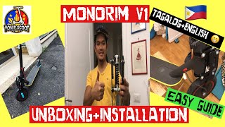 MONORIM V1V2UNBOXINGINSTALLATION GUIDE2019ENGLISHTAGALOG [upl. by Helbonna]