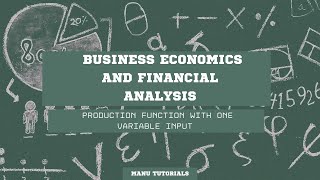 32  production function with one variable input [upl. by Naujled]