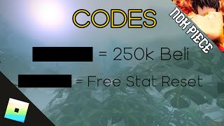 ALL NEW CODES IN Nok Piece With FREE STAT RESETS  FREE BELI  Roblox [upl. by Lapointe]