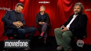 The Hobbit  Unscripted  Andy Serkis Martin Freeman Peter Jackson [upl. by Ecaj108]