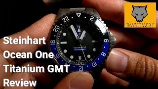 Steinhart Ocean One Titanium GMT quotBatmanquot Review [upl. by Nedaj265]